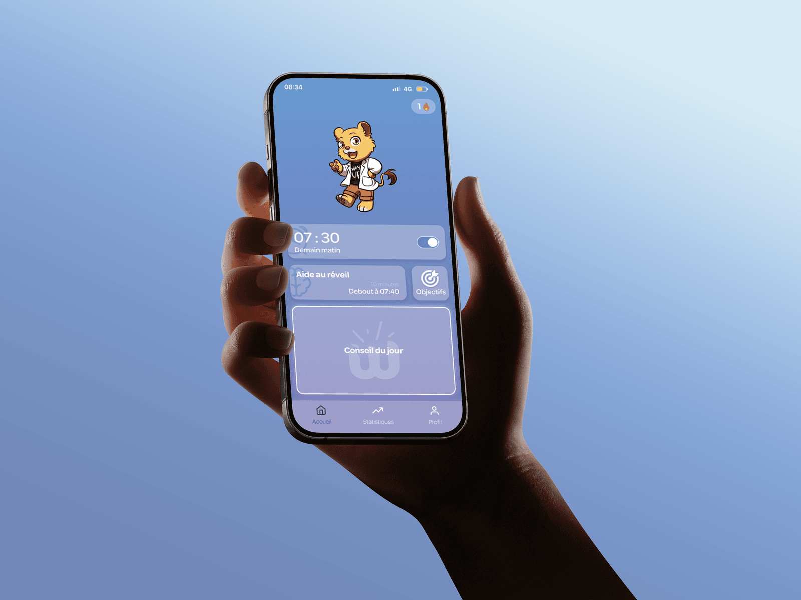 WayUp sur mobile