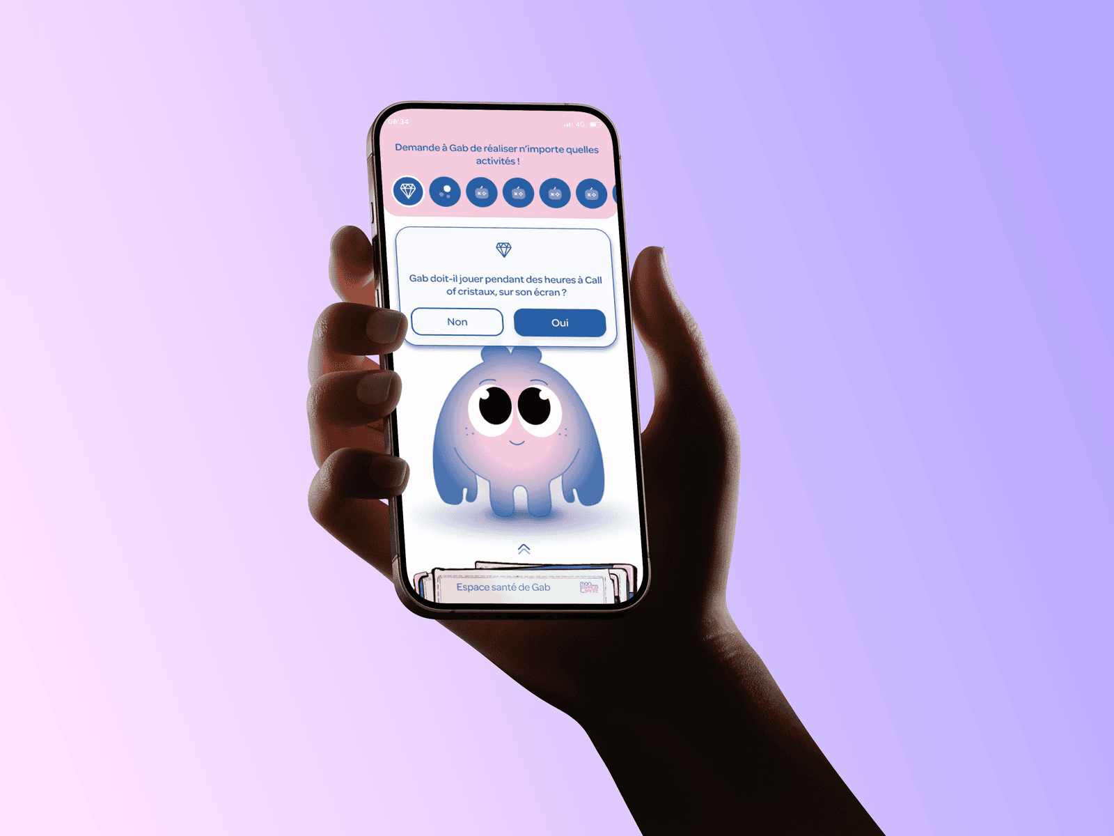GABI sur mobile